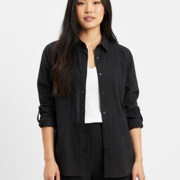 Athleta Tops - Athleta Black Shirt button down. Large